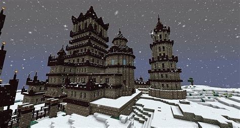 Minecraft Timelapse - Snow Castle Minecraft Project