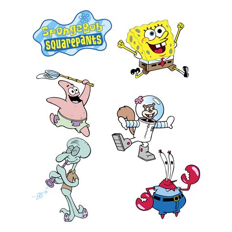 Spongebob Characters Clear Png For Commercial Use