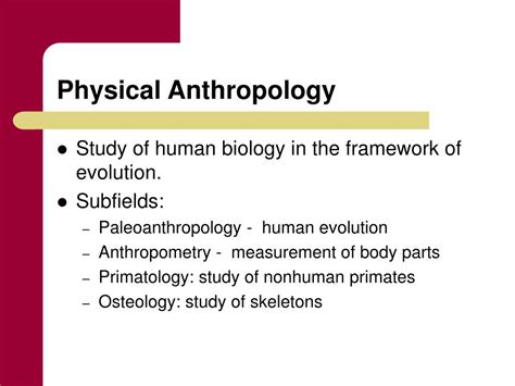 PPT - Essentials of Physical Anthropology PowerPoint Presentation, free download - ID:6778977