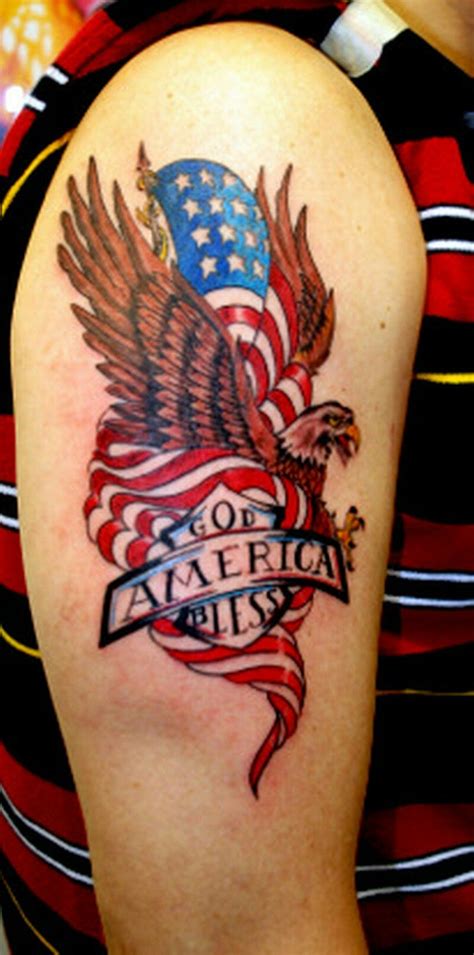 Pin on American flag tattoo