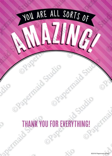 Employee Thank You Card Printable Staff Appreciation Card - Etsy