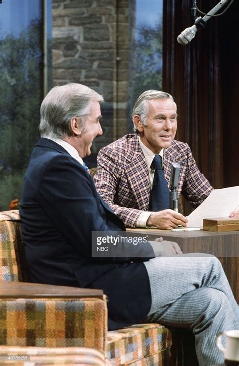 Announcer Ed McMahon, host Johnny Carson c. 1975-1976 -- Photo by ...