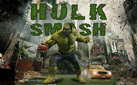 Hulk Smash American Football by CHDigitalArt on DeviantArt