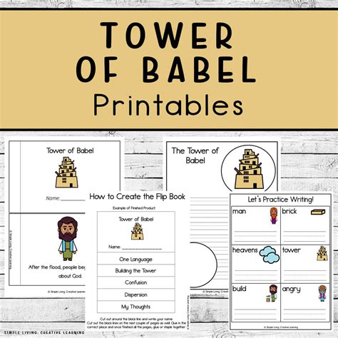 Tower Of Babel Game Printable