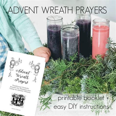 Advent Wreath Prayers Printable Booklet - Catholic All Year