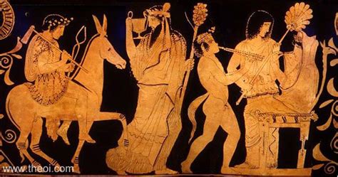 Return of Hephaestus - Ancient Greek Vase Painting