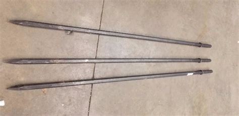 Lot of 3 Chisel Jack Hammer Bits | TTT Sale | Equip-Bid