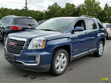 2017 Slate Blue Metallic GMC Terrain SLE #115562955 Photo #8 | GTCarLot.com - Car Color Galleries