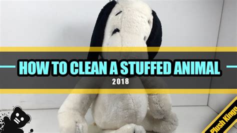 HOW TO CLEAN A STUFFED ANIMAL IN 2018 - YouTube