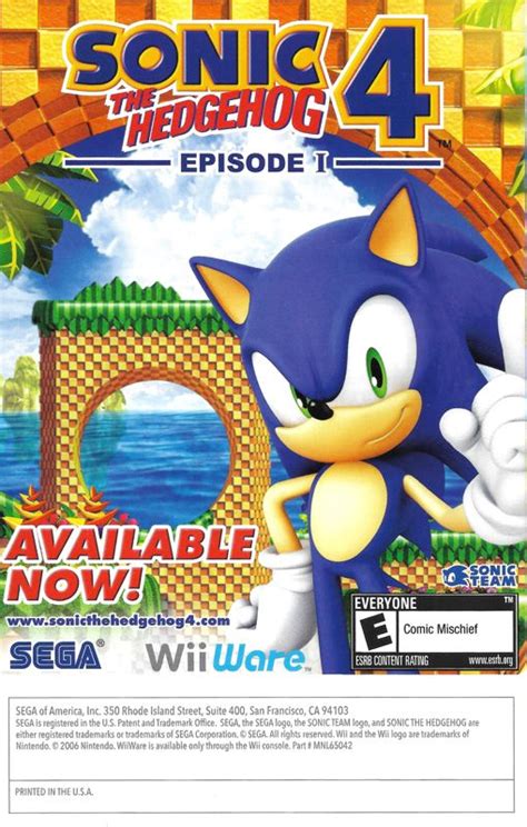 Sonic Colors cover or packaging material - MobyGames