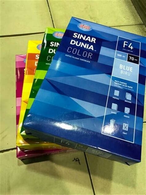 Harga Kertas Hvs Warna Sinar Dunia | Ide Perpaduan Warna