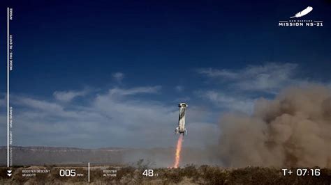 Blue Origin launches six thrill seekers to the edge of space - CBS News