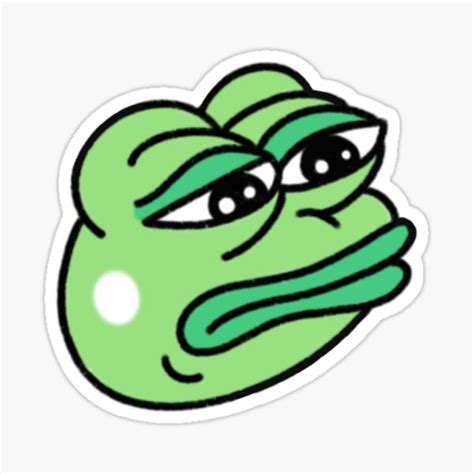 "Sad Frog Meme" Sticker by MiKawaiis2 | Redbubble