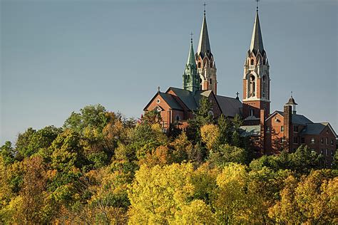 Fall Colors At Holy Hill Photograph by Jeffrey Ewig - Fine Art America