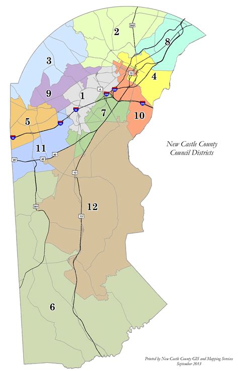 New Castle County Map