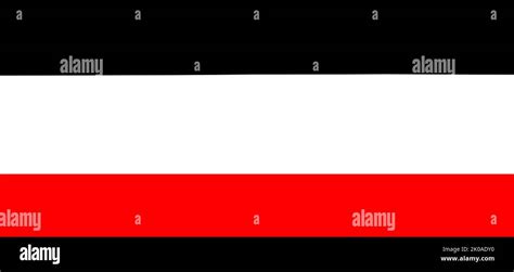 German imperial flag of the First World War. 1914 Stock Photo - Alamy