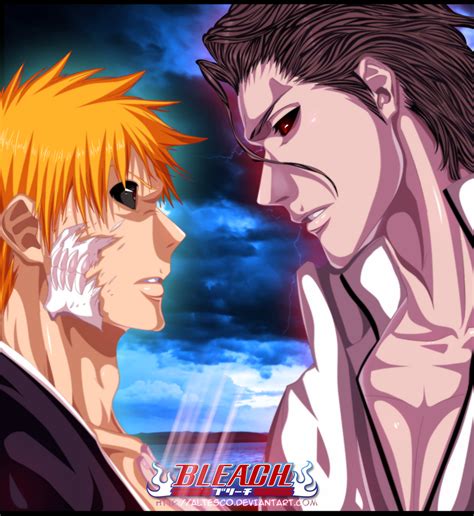 Bleach : Ichigo vs. Aizen. by altesco on DeviantArt