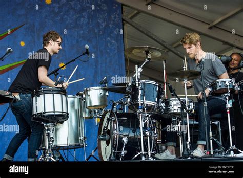 Mark Pontius and Isom Innis of Foster the People performs during the ...