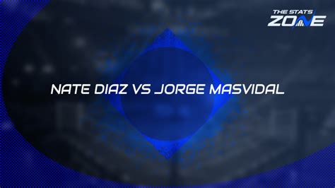 Nate Diaz vs Jorge Masvidal Preview & Prediction - The Stats Zone