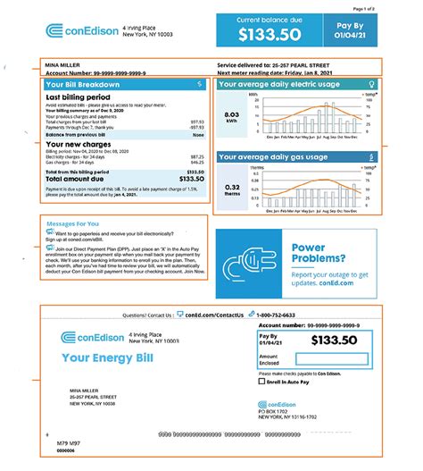 Con Edison Electric Bill [Rates, Billing Sample, & Charges]