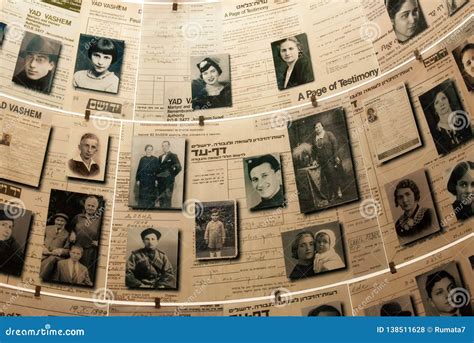 Hall of Names in Yad Vashem Editorial Stock Photo - Image of victims ...