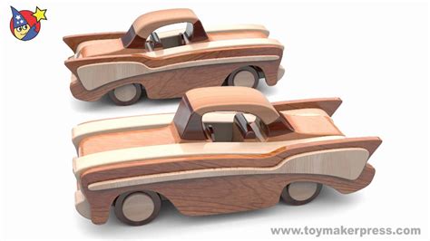 Wood Toy Plans - Classic Cars - 57 Chevy - YouTube