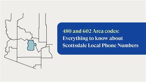 Scottsdale, Arizona Local Phone Numbers: 480 & 602 Area codes