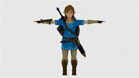 3D tloz botw link model - TurboSquid 1368544