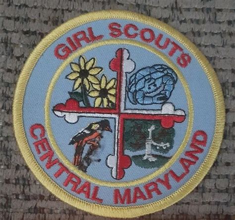 Girl Scouts - Central Maryland Council - GSA Patch NEW Guides / Brownies