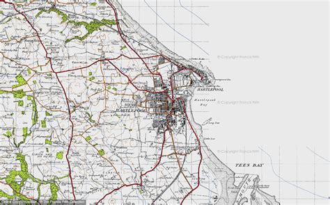 Historic Ordnance Survey Map of Hartlepool, 1947