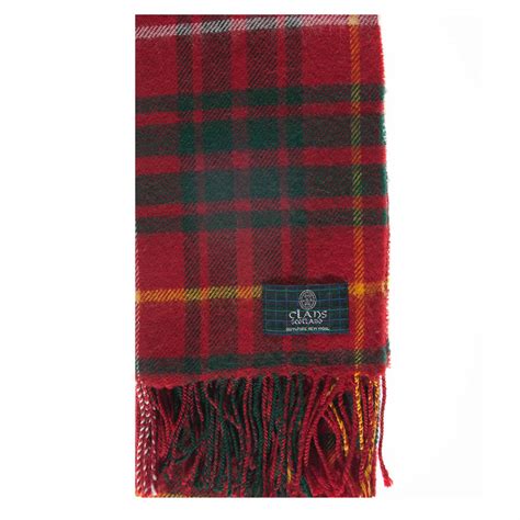 Bruce Tartan Scarf Made in Scotland 100% Wool Plaid