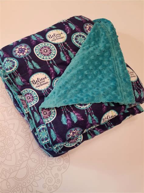 Custom Weighted Blanket, Minky Weighted Blanket, Up to Twin Size 3 to 20 Pounds.SPD, Autism ...