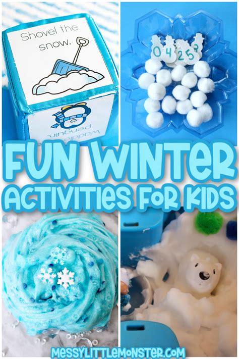 Winter Activities for Kids - Messy Little Monster