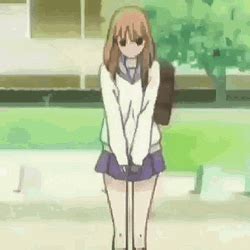 Anime Girl Falling Gif