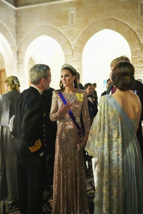 The Prince and Princess of Wales Attend Wedding Banquet of the Crown Prince and Crown Princess ...