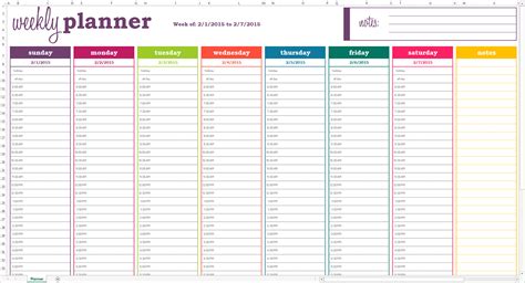 Daily Planner Template Excel – task list templates