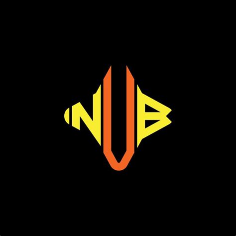 NUB letter logo creative design with vector graphic 8144538 Vector Art ...