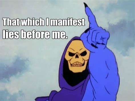 Skeletor Sheds Some Words of Wisdom...Huh, Who Woulda Thought ...