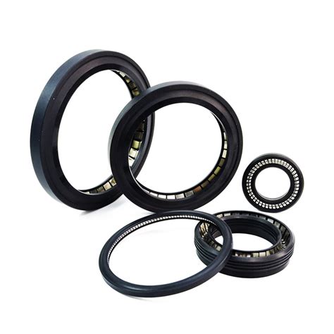 PTFE Spring Energized Lip Seals Rotary Shaft Seal Spring Loaded Seals ...