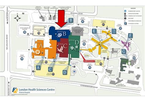 University Hospital London Map