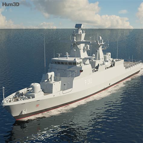 Braunschweig-class corvette 3D model - Download Warship on 3DModels.org