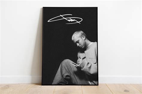 Eminem, Signed Signature, Hip Hop Poster sold by Eric Goldstein | SKU ...