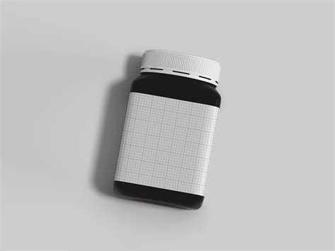 Vitamin Bottle Mockup