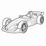 Rennauto Raceauto Macchine Corsa Colorear Kleurplaat Carreras  sketch template