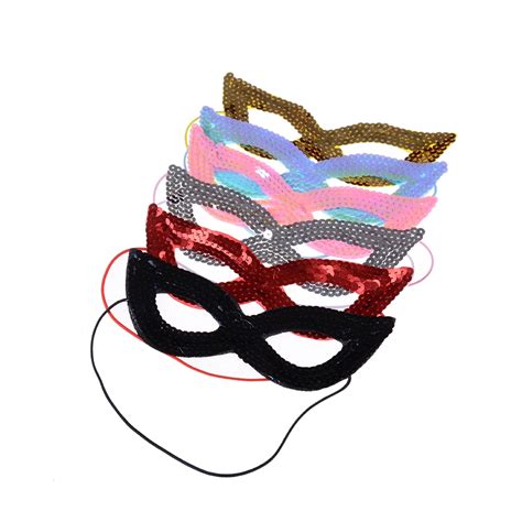 6 Colors 1PCS candy Women Eye Mask For Masquerade Party Fancy Dress ...