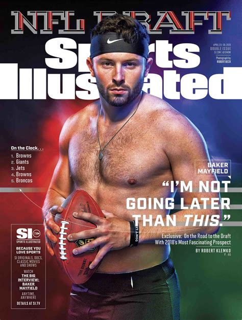 Baker Mayfield appears shirtless on cover of Sports Illustrated | Oklahoma | normantranscript.com