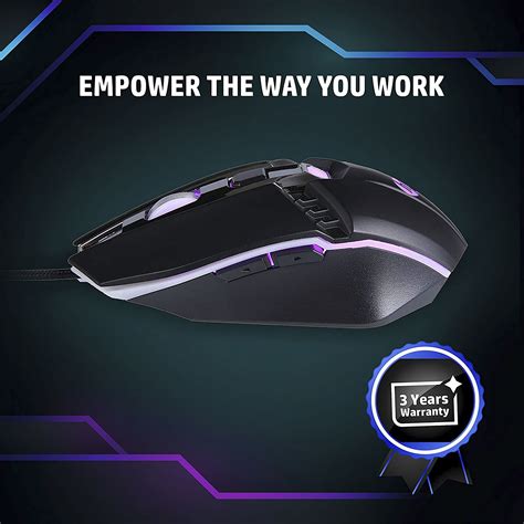 Buy HP M270 Wired Optical Gaming Mouse with Customizable Buttons (2400 DPI, Ergonomic Design ...