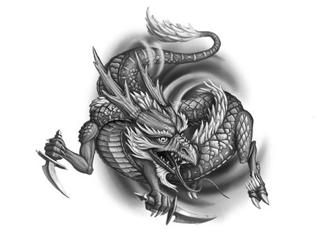 Dragon tattoo design! by JonasOlsenWoodcraft on DeviantArt