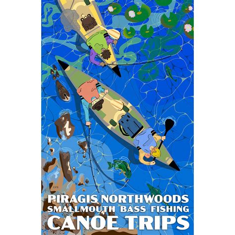 Smallmouth Fishing Canoe Trip Print By Piragis | Boundary Waters Catalog