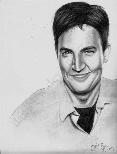 Chandler Bing Sketch by daniel-w on DeviantArt